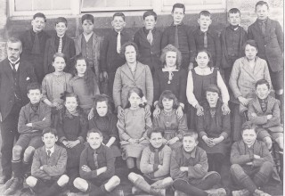 Eaglesham Primary School Class with teacher